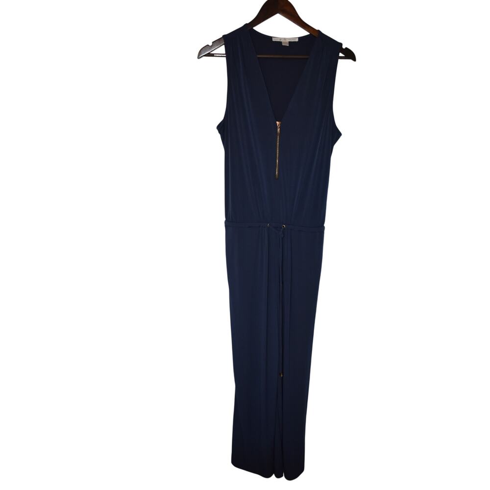 Boston Proper Zip Front Tank Jumpsuit Size S